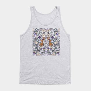 Scandinavian Folk Art Rabbit | Rabbit | Whimsical Forest Tank Top